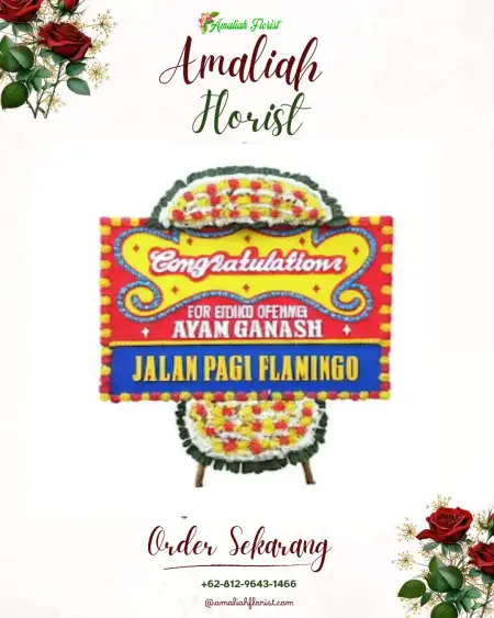 Sewa Papan Bunga Bonder