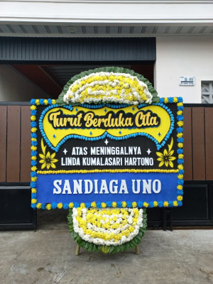 Papan Bunga Duka di Bonder