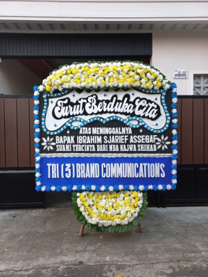 Papan Bunga Duka di Bonder